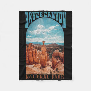 Bryce Canyon National Park Trail Explore Utah Camp Fleece Blanket