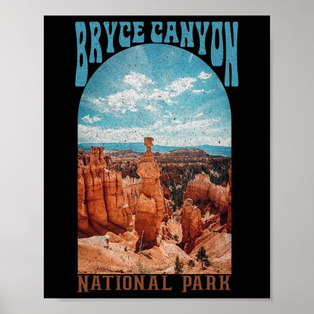Bryce Canyon National Park Trail Explore Utah Camp Poster (Front)