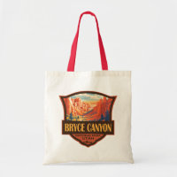 Bryce Canyon National Park Travel Art Vintage