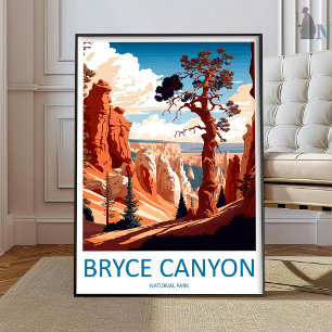 Bryce Canyon National Park Travel Print Wall Art B