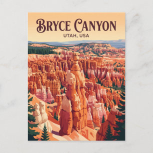 Bryce Canyon National Park USA Postcard