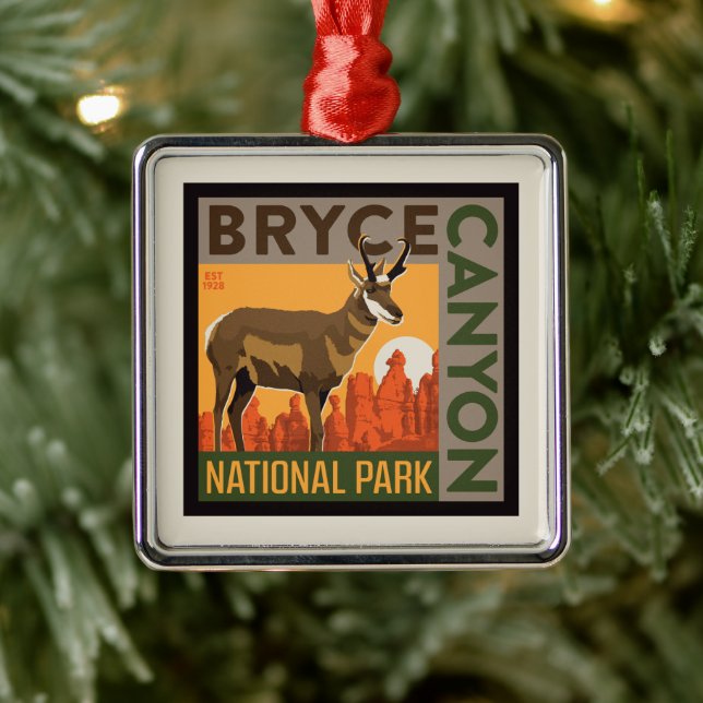 Bryce Canyon National Park | Utah Metal Tree Decoration (Tree)