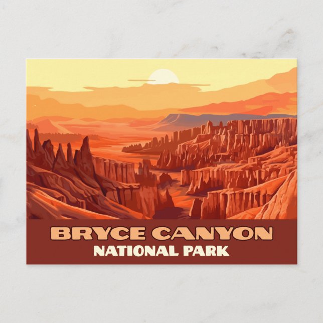 Bryce Canyon National Park Utah Mountains Postcard (Front)