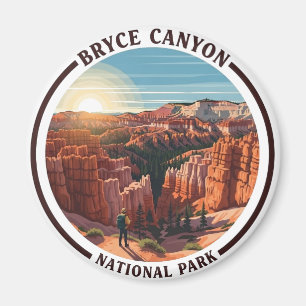 Bryce Canyon National Park Utah Sunset Magnet