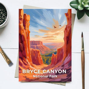 Bryce Canyon National Park   Utah Travel Postcard