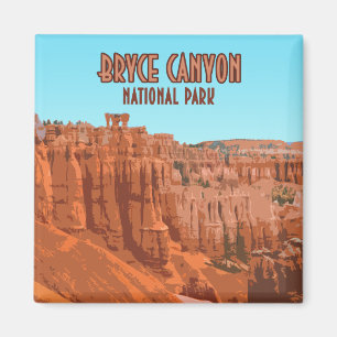 Bryce Canyon National Park Utah Vintage Magnet