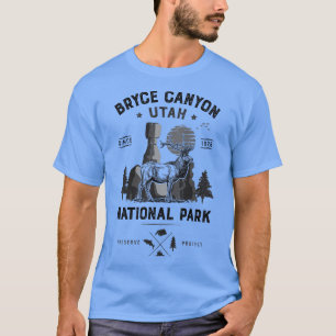 Bryce Canyon National Park Vintage Utah Deer Elk T T-Shirt