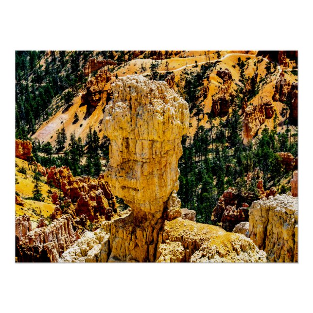 Bryce Canyon Robot Man Glossy Poster (Front)
