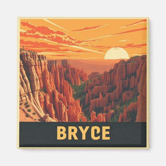 Bryce Canyon Thor’s Hammer Utah Souvenir Magnet (Front)