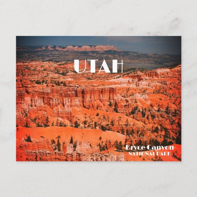Bryce Canyon, Ut Postcard (Front)