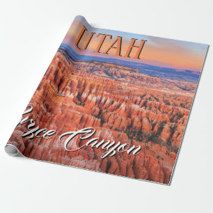 Bryce Canyon Utah Sunset Wrapping Paper