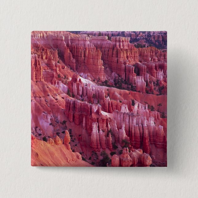Bryce Canyon, Utah, USA 15 Cm Square Badge (Front)