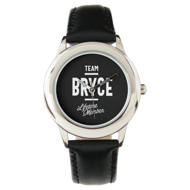Bryce Personalised Name Birthday Gift Watch (Front)
