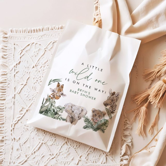 BRYN Cute Jungle Safari Baby Animal Baby Shower Favour Bags (Creator Uploaded)