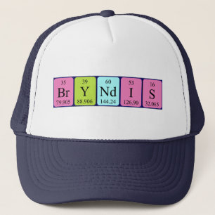Bryndís periodic table name hat