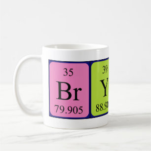 Brysen periodic table name mug