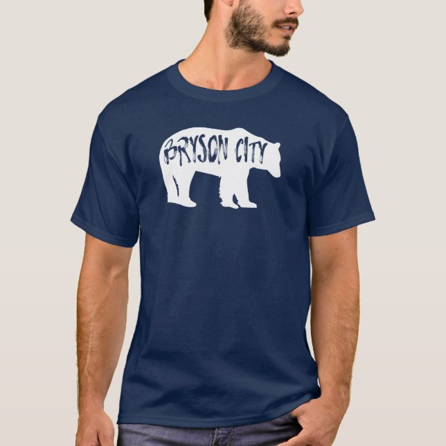 Bryson City North Carolina Bear T-Shirt (Front)
