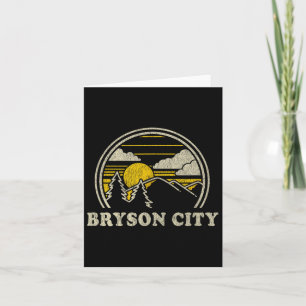 Bryson City North Carolina Nc T Shirt Vintage Hiki Card