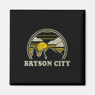 Bryson City North Carolina Nc T Shirt Vintage Hiki Magnet