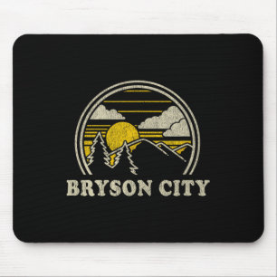 Bryson City North Carolina Nc T Shirt Vintage Hiki Mouse Pad