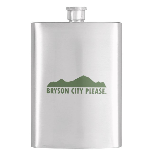Bryson City Please Hip Flask (Front)