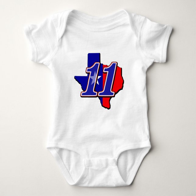 BS11flag Baby Bodysuit (Front)