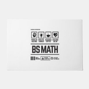 bs math doormat