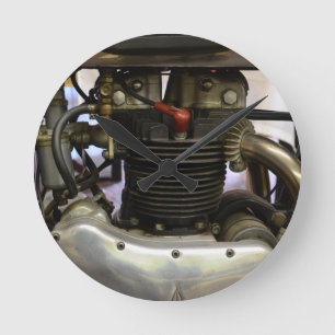 BSA A7 Motor Round Clock