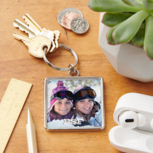 BSF Best Sister Friend Forever Photo Key Ring