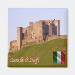 BSL019 MELFI, Castle, Basilicata Italy, Fridge Magnet