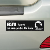 BSL Breed Specific Legislation, Save Pitbull Dog Bumper Sticker (On Car)
