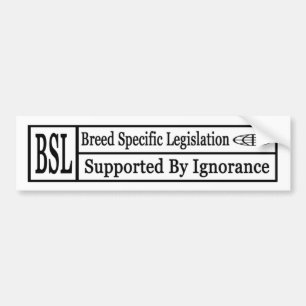 bsl bumper sticker