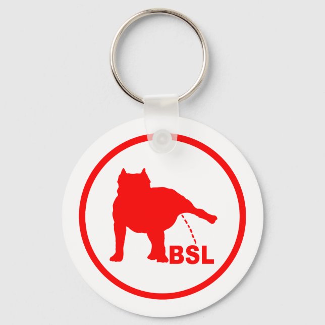 BSL PITBULL KEY RING (Front)