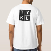 BSL TYKL t shirt white (Back)