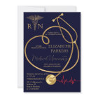 BSN RN Navy Gold Nursing Graduation Party