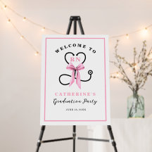 BSN RN Nurse Graduation Welcome Sign