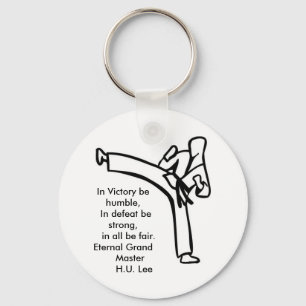 BSS0165, In Victory be humble,  In defeat be st... Key Ring
