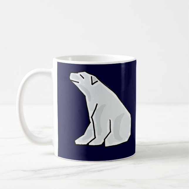 BT- Funky Polar bear Mug (Left)