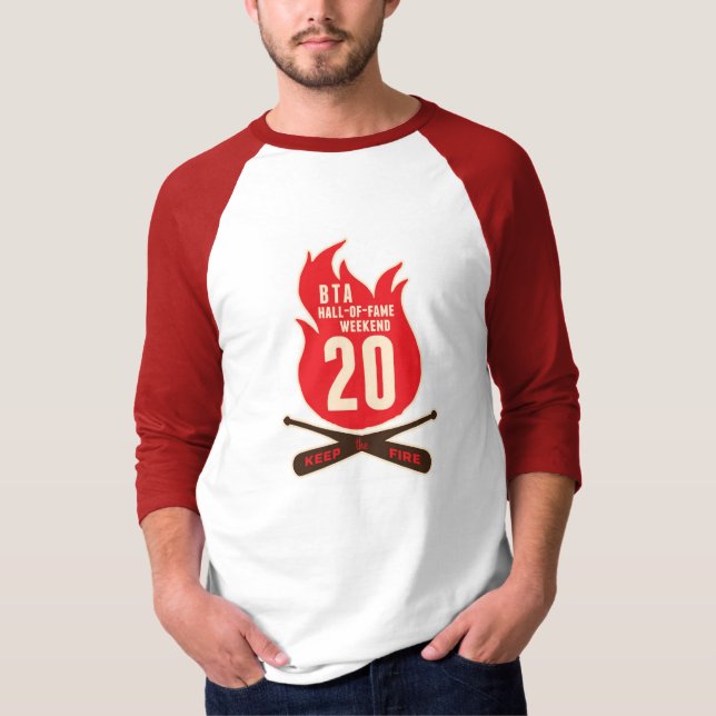 BTA HOF20 Men's Baseball Shirt (Front)