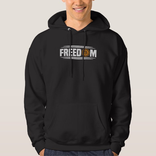 BTC is Freedom  Bitcoin Hoodie (Front)