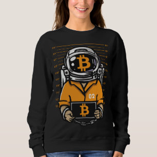 BTC Up to the Moon Bitcoin Sweatshirt