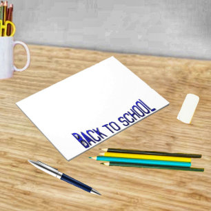 BTS Blue S Paint Notepad