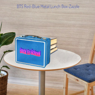 BTS-Red-Blue Metal Lunch Box