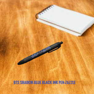 BTS Shadow-Blue Black Ink Pen