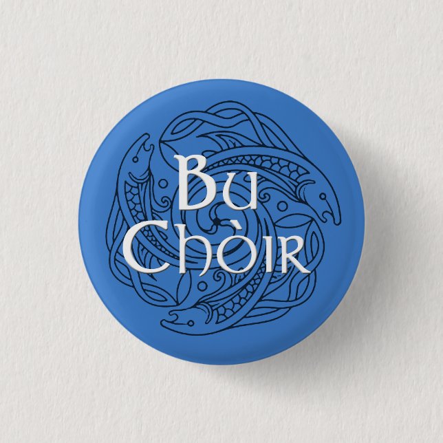 Bu Choir 3 Cm Round Badge (Front)