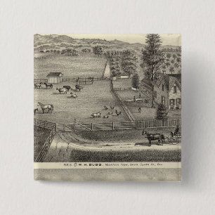 Bubb residences 15 cm square badge