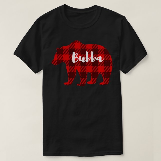 Bubba Bear Clothing Mens Gifts Grandparents Family T-Shirt (Design Front)