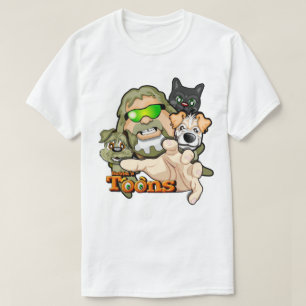 Bubba, Frodo, Nate and Simba the Cat T-Shirt