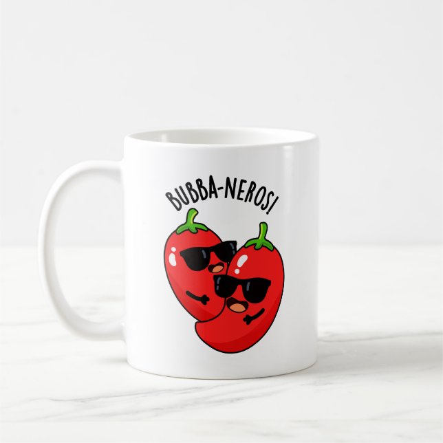 Bubba-neros Funny Habanero Pun  Coffee Mug (Left)