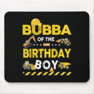 Bubba Of The Birthday Boy Construction Worker Birt Mouse Pad